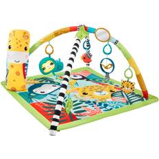 Fisher Price Tygleksaker Fisher Price 3-In-1 Rainforest Sensory Baby Gym