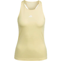 Adidas Dam - Återvunnet material Linnen adidas Women's Techfit Racerback Training Tank Top - Almost Yellow/White