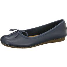 Clarks Ballerinaskor Clarks (Navy, 4.5) Ladies Comfort Everyday Flats Freckle Ice D Fit