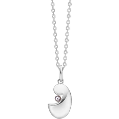 Mads Z Mother//Child Mini Necklace - Silver/Pearl