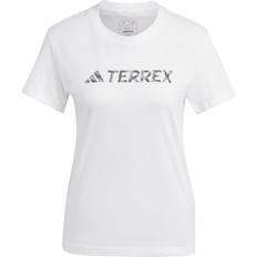 Adidas Dam - Vita - Återvunnet material T-shirts adidas Women Terrex Classic Logo T-shirt