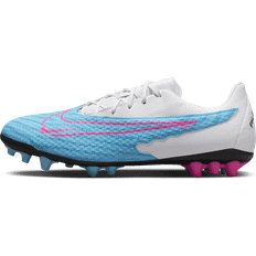 Nike Blåa Fotbollsskor Nike Phantom GX Academy AG Blast Blå/Rosa/Vit/Blå Konstgräs (AG) Blå