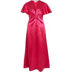 Enfärgade - Långa klänningar - Rosa Vila Sittas Dresses - Pink