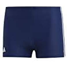 Blåa - Herr Badkläder Adidas Classic 3-Stripes Swimming Trunks - Team Navy Blue White