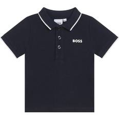 Hugo Boss Pikétröjor HUGO BOSS Kid's Polo Shirt - Dark Blue