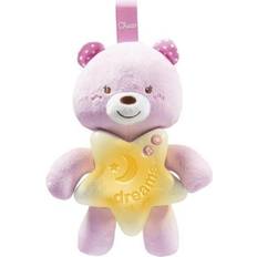 Rosa - Teddy Bears Belysning Chicco Good Night Bear Nattlampa