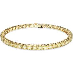 Swarovski Armband Swarovski Matrix Tennis Bracelet - Gold/Transparent
