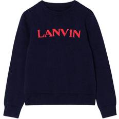 Lanvin Överdelar Lanvin Boys Logo Knitwear Navy 12Y