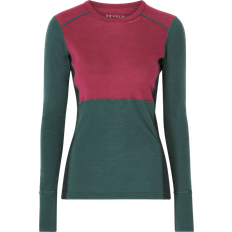 Rosa Underställstoppar Devold Lauparen Shirt Woman Dark red