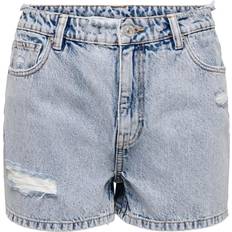 Only Herr Shorts Only Onljagger Mom Fit Jeansshorts Svart