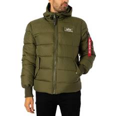 Alpha Industries Jackor Alpha Industries Puffer Hood Jacket - Green