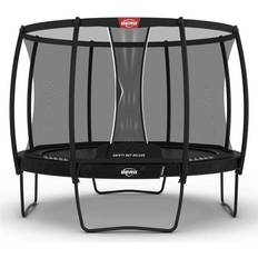 BERG Trampolin Champion Regular 330 Black inkl. Sicherheitsnetz Deluxe