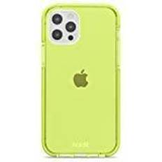 Holdit Apple iPhone 12 Mobilfodral Holdit iPhone 12/12Pro Seethru Case Mobilskal Acid Green