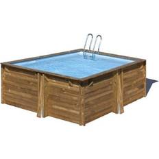 Gre Square Wood Pool 305 X X119 Cm Model Carra Pooler