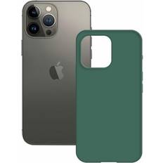 Gröna - Silikoner Plånboksfodral Ksix "Mobilfodral iPhone 14 Pro Grön"