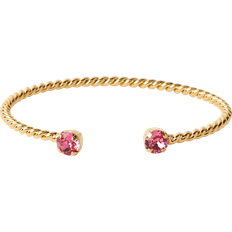 Caroline Svedbom Mini Twisted Bracelet Gold Rose