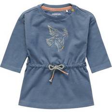Noppies Baby Baby flicka klänning Limeira långärmad barnklänning, Kina Blue-P965