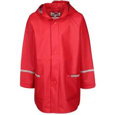 Röda Regnjackor Barnkläder Playshoes Regenjacke Basic rot