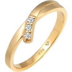 Elli Ringar Elli Engagement Ring - Gold/Diamonds