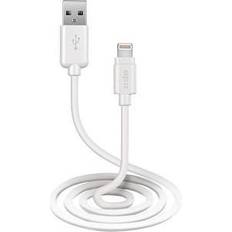 SBS USB-kabel Kablar SBS USB 2.0 kabeldata/laddning Lightning iPhone