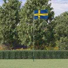 VidaXL Flaggstänger vidaXL Flagge Schwedens Mast