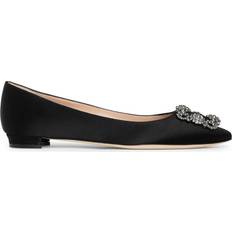 Manolo Blahnik Hangisiflat - Black