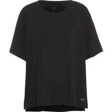 Nike Blåa - Dam - Elastan/Lycra/Spandex T-shirts Nike Yoga Dri-FIT Women's Top