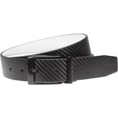 Nike Herr Skärp Nike Men's Carbon Fiber-Texture Reversible Belt, Black/White