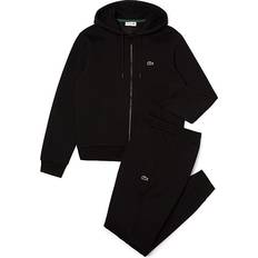 Lacoste Herr Jumpsuits & Overaller Lacoste Men's Hooded Tracksuit - Black