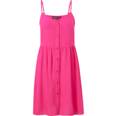 Enfärgade - Midiklänningar - Rosa Pieces Pctala Mid Dress with Straps - Beetroot Purple