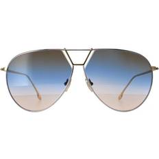 Victoria Beckham Silver Blue VB208S Metal