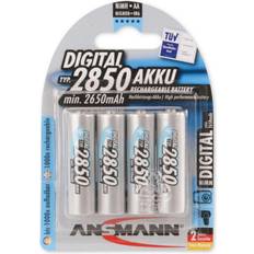 Ansmann Batterier - NiMH Batterier & Laddbart Ansmann NiMH Mignon AA 2850mAh 4-pack