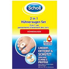 Scholl Första hjälpen-kit Scholl 2in1 Hühneraugen Set