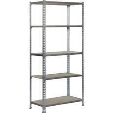 Silver Hyllsystem "Bokhylla Simon Rack Hyllsystem