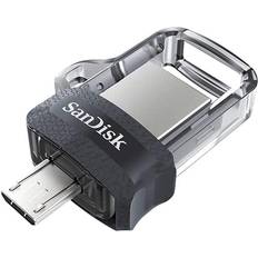 SanDisk 256 GB - Memory Stick PRO-HG Duo - USB Type-A USB-minnen SanDisk Ultra Dual Drive m3.0 256GB USB 3.0