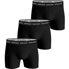 Björn Borg Herr - Svarta Underkläder Björn Borg Solid Essential Shorts 3-pack - Black