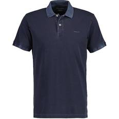 Gant Flanellskjortor Kläder Gant Sunfaded Pique Polo Shirt - Evening Blue