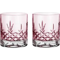 Frederik Bagger Drinkglas Frederik Bagger Crispy Lowball Pink Drinkglas 38cl 2st