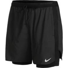 Träningsplagg Kläder Nike Dri-FIT Stride 18cm 2-in-1 Running Shorts Men - Black