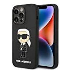 Karl Lagerfeld Mobiltillbehör Karl Lagerfeld iPhone 14 Pro Silicone Ikonik Svart