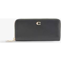 Coach Black Slim Accordion Zip Wallet B4/BLACK