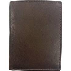 The Monte Vintage Small Leather Wallet - Dark Brown