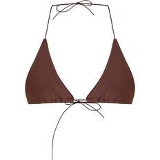 PrettyLittleThing Triangle Bikini Top - Chocolate