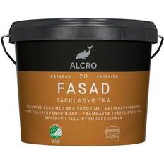 Alcro Röd - Träfasadsfärger Målarfärg Alcro Topcoat Träfasadsfärg Fall Red 3L