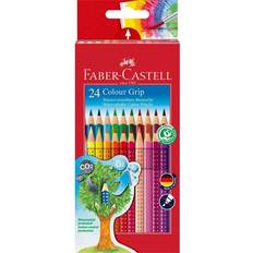 Faber-Castell Färgpennor Faber-Castell Colour Grip Coloured Pencil 24-pack