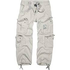 Cargobyxor - Herr - Vita Brandit Pure Vintage Cargo Pants - White