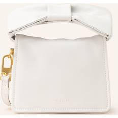 Ted Baker Vita Axelremsväskor Ted Baker Womens White Niyah Knot-detail Mini Leather Cross-body bag 1 Size