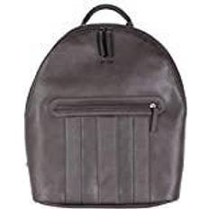 Ted Baker Bruna Axelremsväskor Ted Baker Mens Brn-choc Waynor Checked Logo-embellished Faux-leather Backpack 1 Size