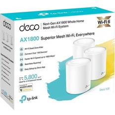 TP-Link Wi-Fi 6 (802.11ax) Routrar TP-Link Deco X20 (3-pack)