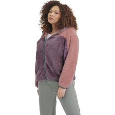 UGG Jackor UGG Sheila Sherpa Full Zip Top for Women in Clay Pink/Smoky Mauve, Medium, Polyester